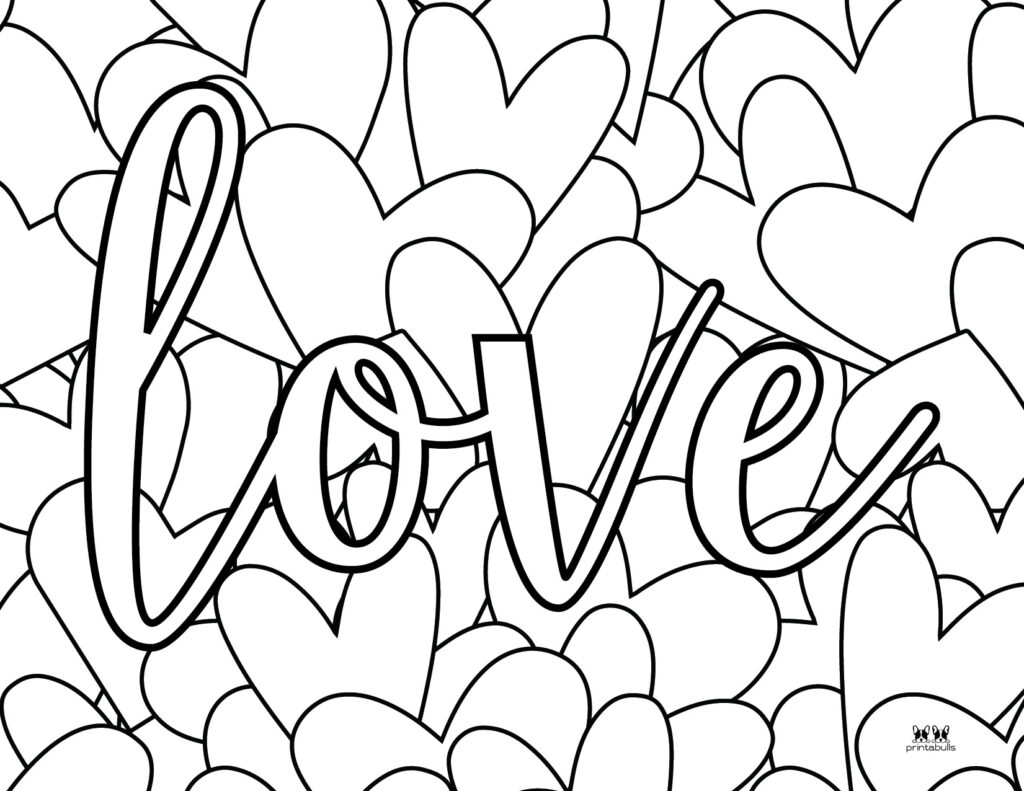 Love i love you coloring pages