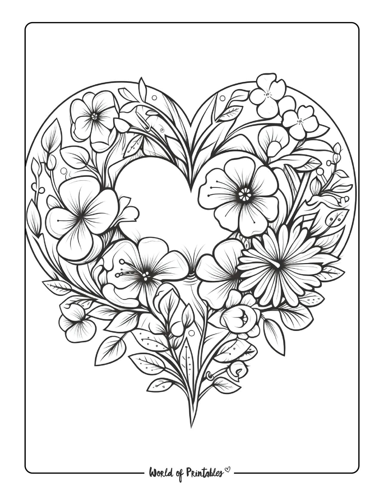 Love coloring pages