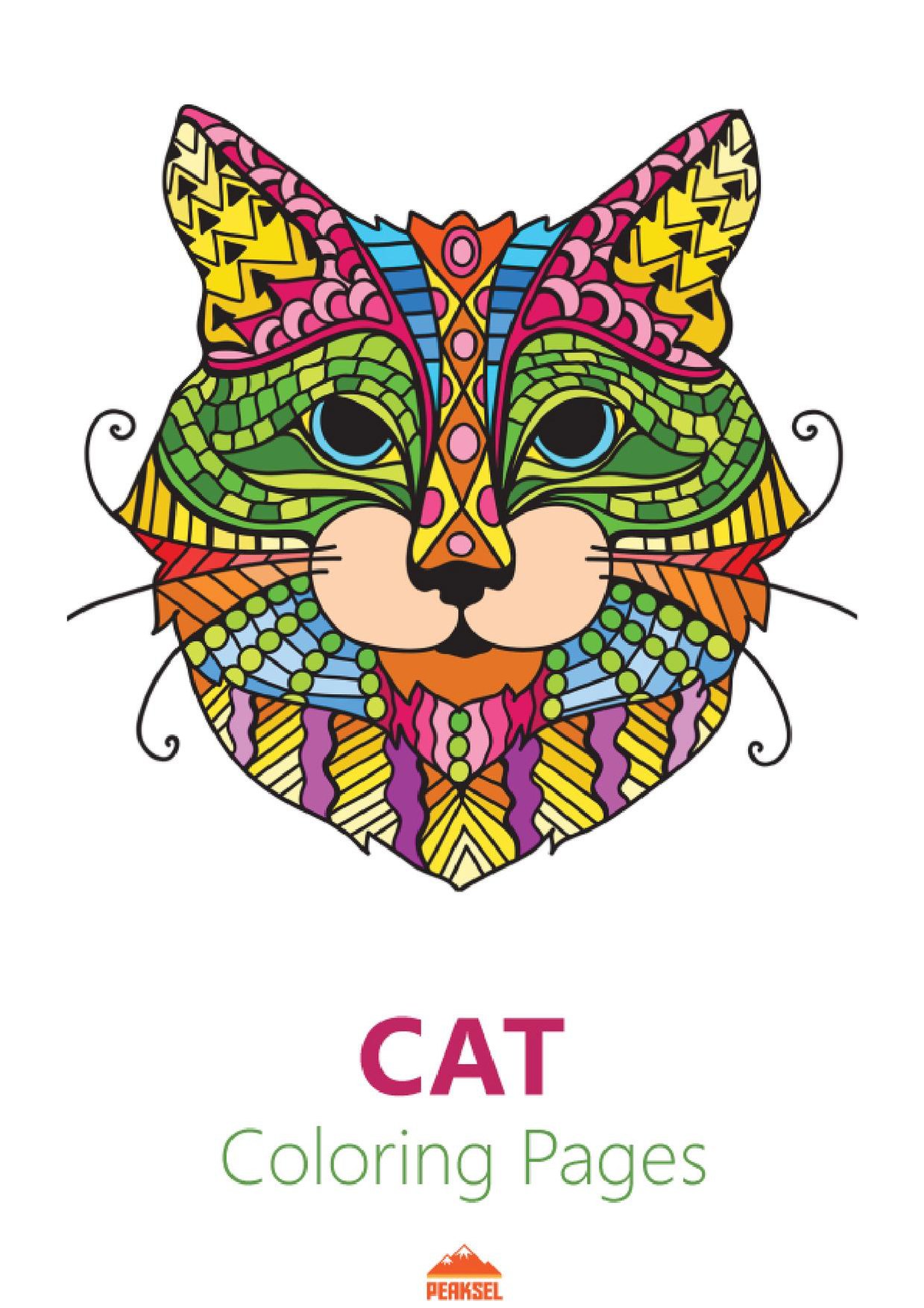 Filecat coloring pages for adults