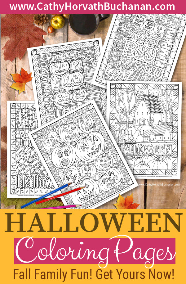 Halloween coloring page coloring book pdf download printable â soloworkstudio