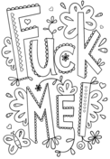 Swear words coloring pages free printable pictures