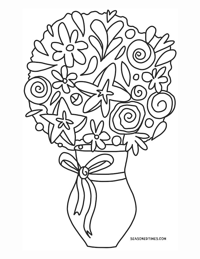 Coloring for seniors â seasoned times