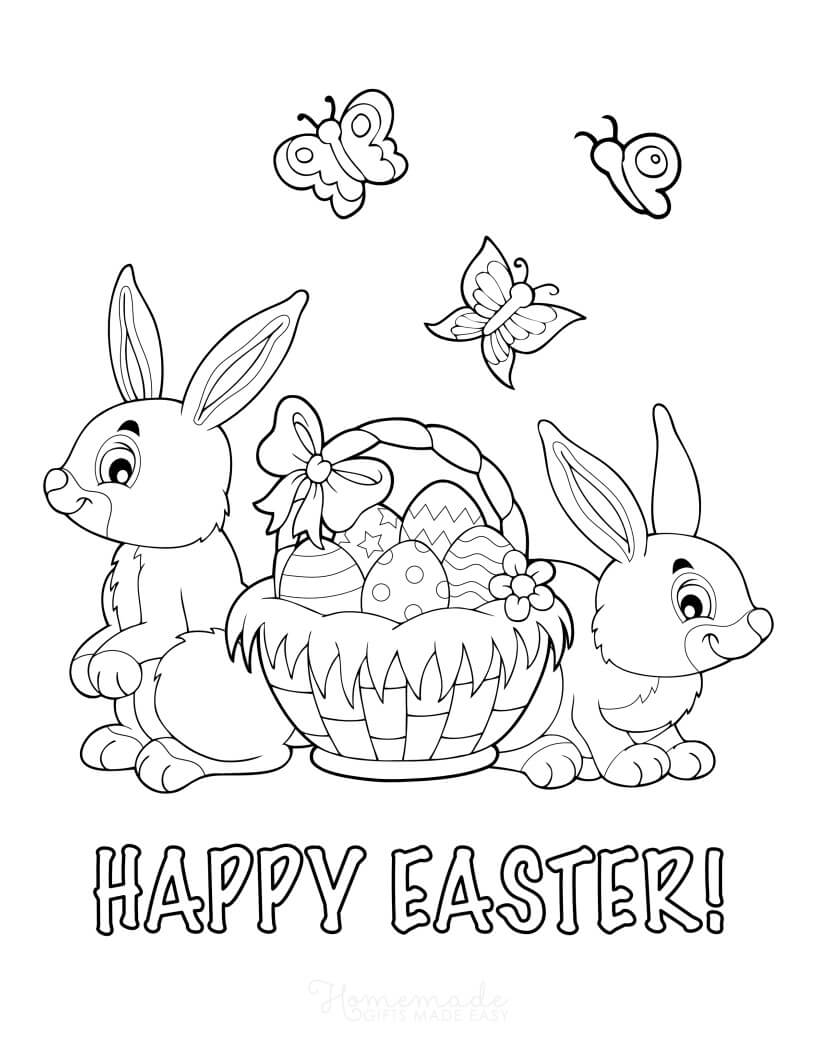 Printable adult easter coloring pages for