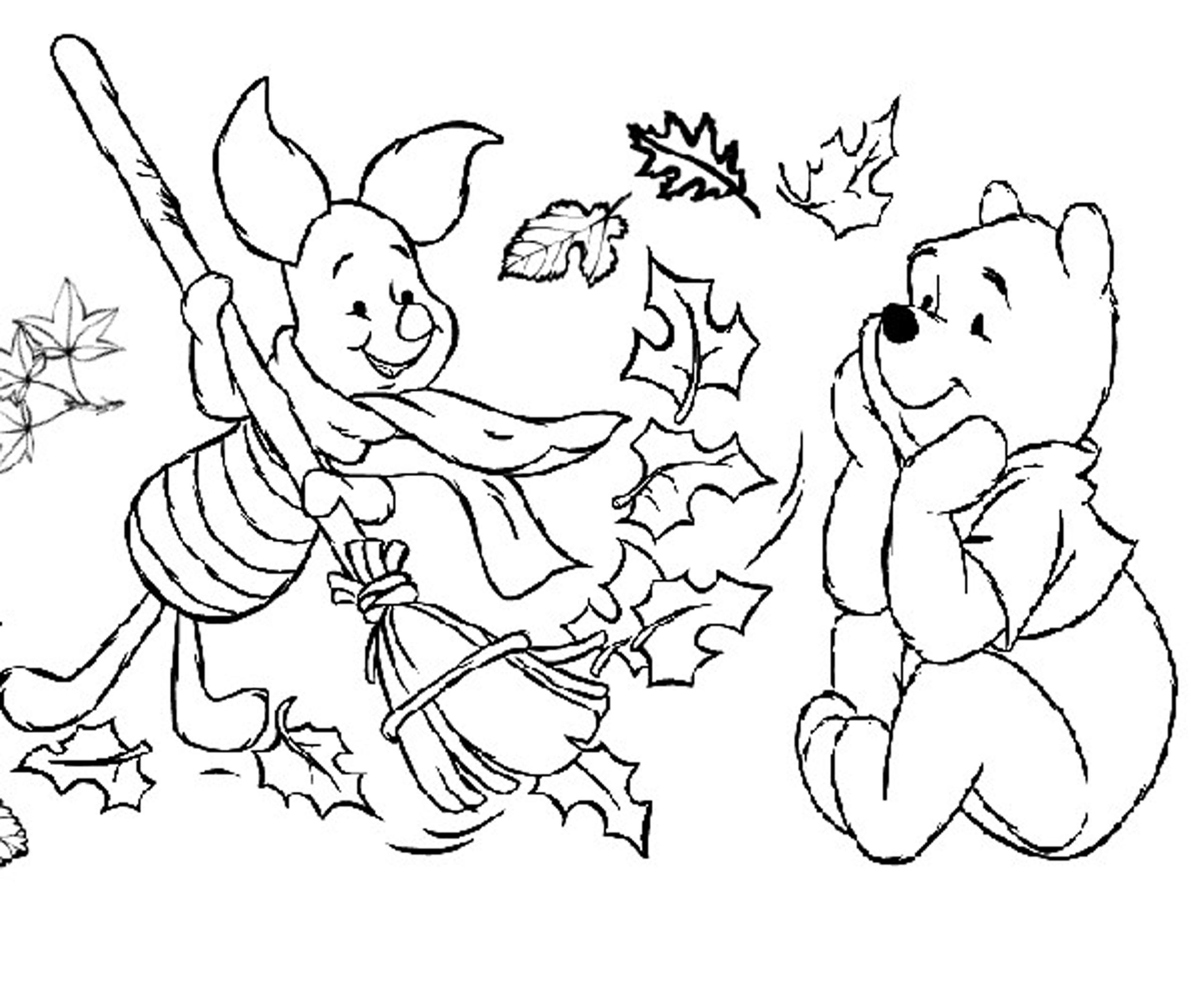 Coloring pages free printable autumn coloring pages