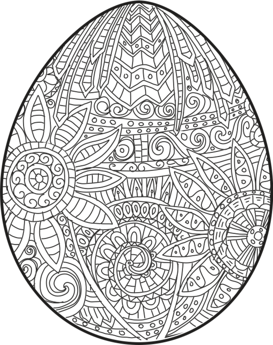 Free printable easter coloring pages for kids and adults