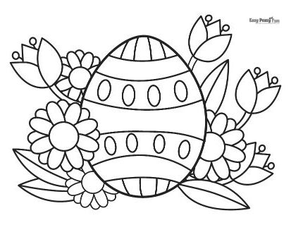 Easter coloring pages â printable coloring pages