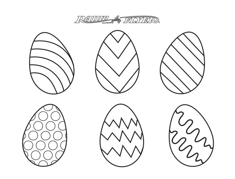 Easter coloring pages printables for kids radio flyer