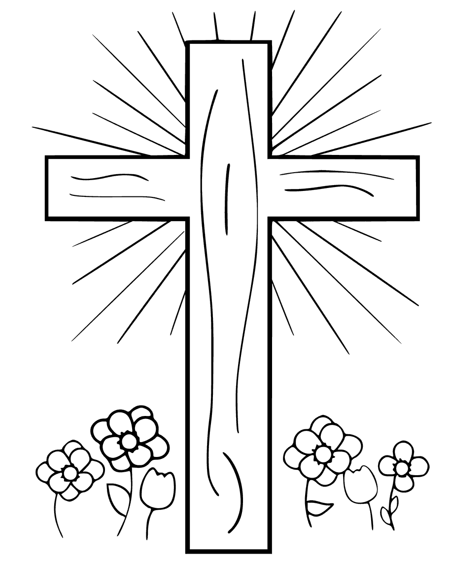 Religious easter coloring pages printable for free download