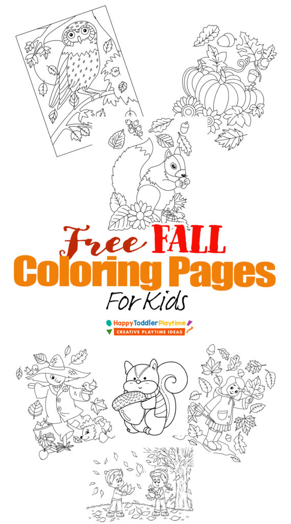 Fantastic fall coloring pages for kids