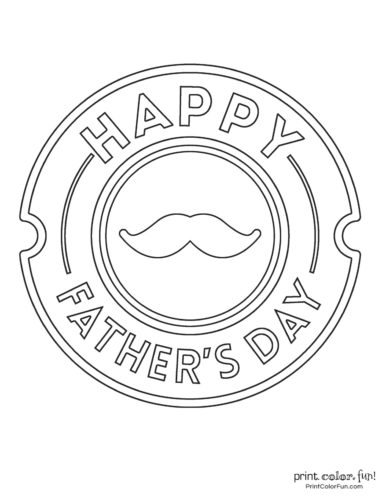 Free printable fathers day coloring pages