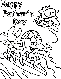 Fathers day free coloring pages