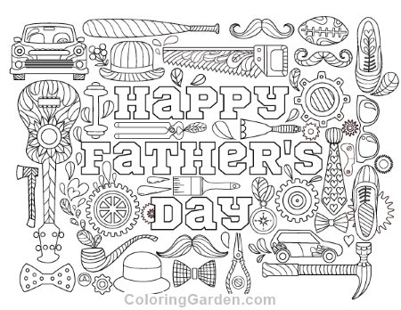 Printable fathers day coloring crafts roundup