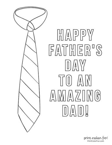 Free printable fathers day coloring pages