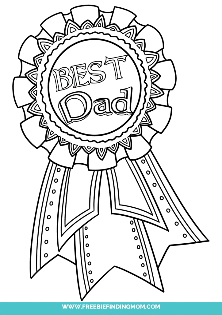 Free printable fathers day coloring pages