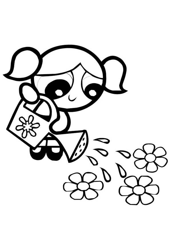 Coloring pages printable powerpuff girls coloring pages for kids