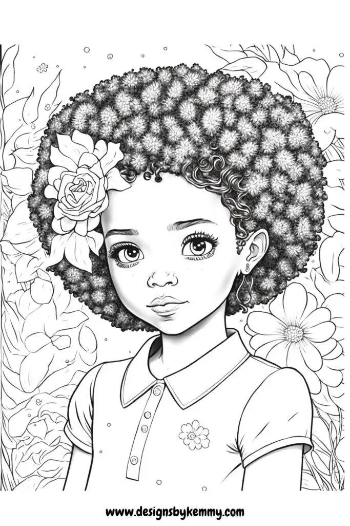 African women coloring pages