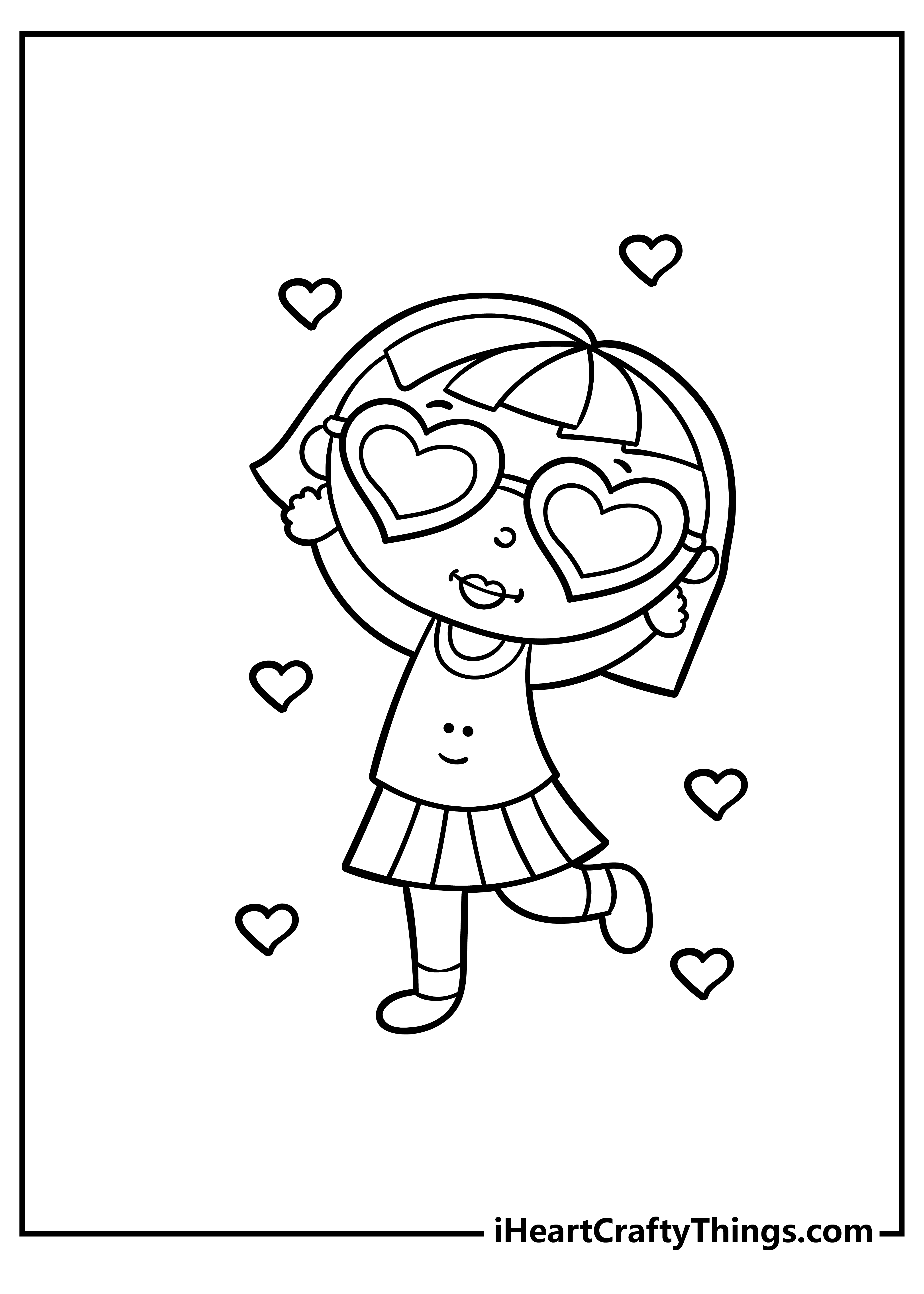 Cute coloring pages for girls free printables