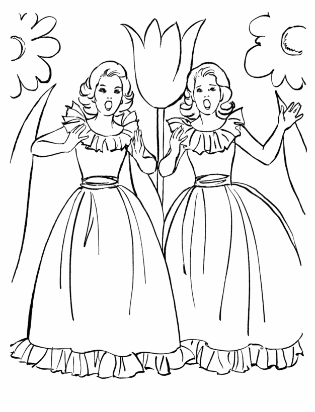 Bluebonkers girl coloring pages