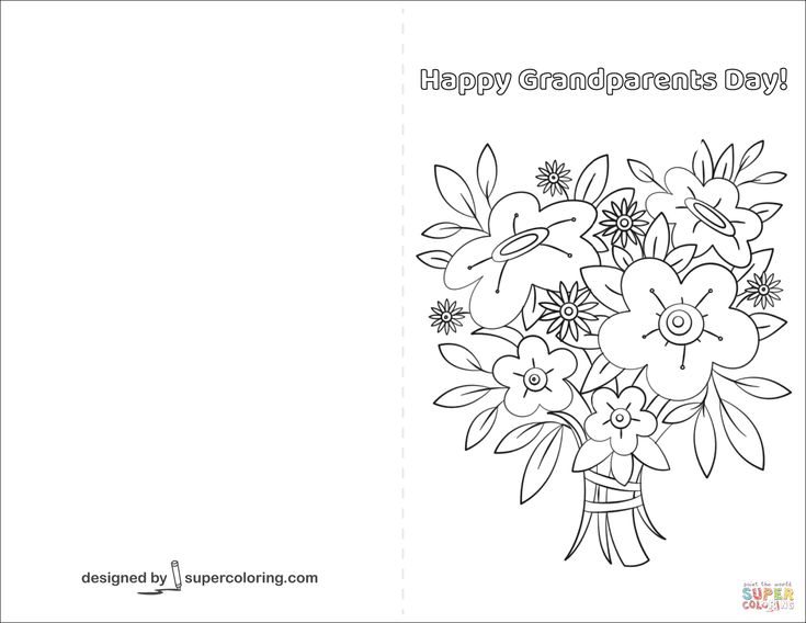 Happy grandparents day card coloring page free printable coloring pages grandparents day cards happy grandparents day grandparents day