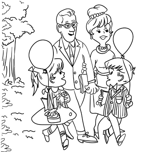 Free printable grandparents day coloring pages