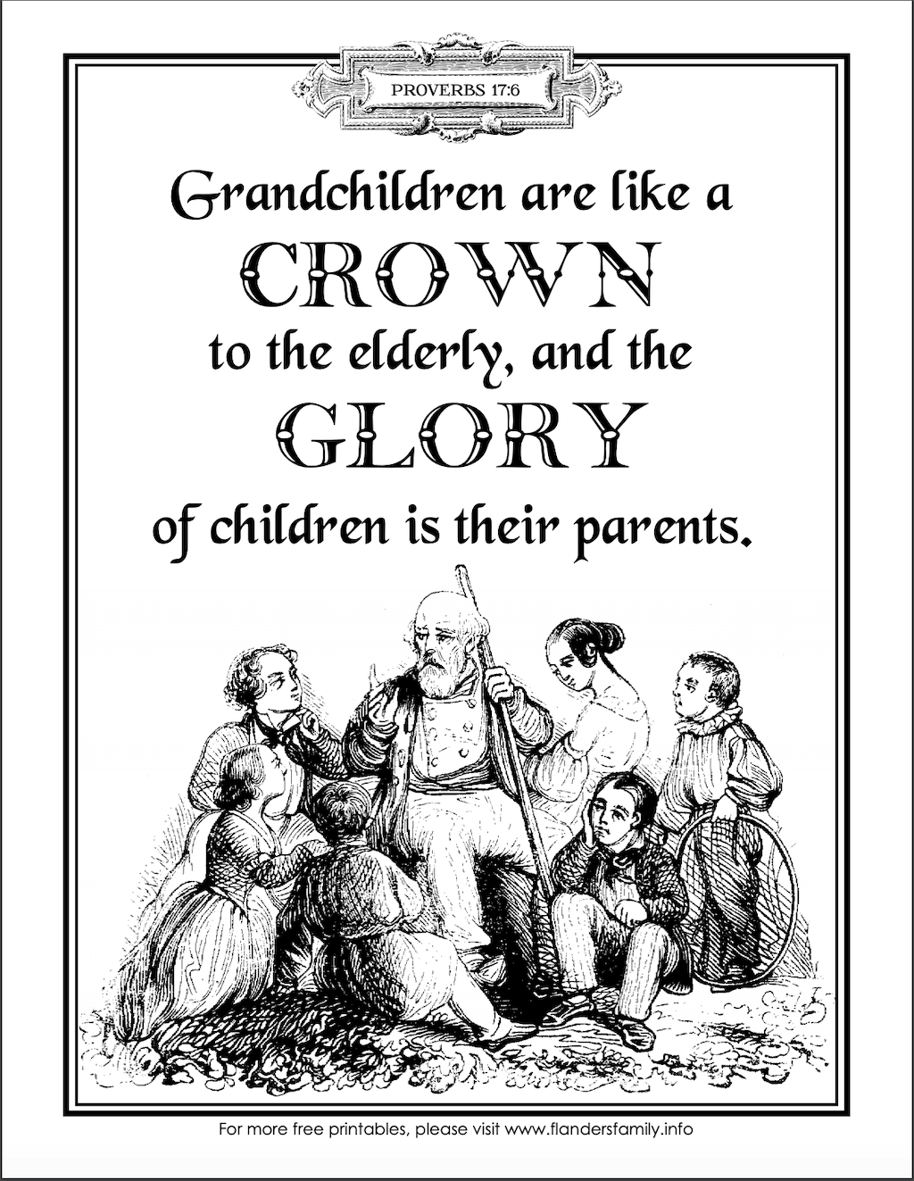 Its grandparents day free coloring page