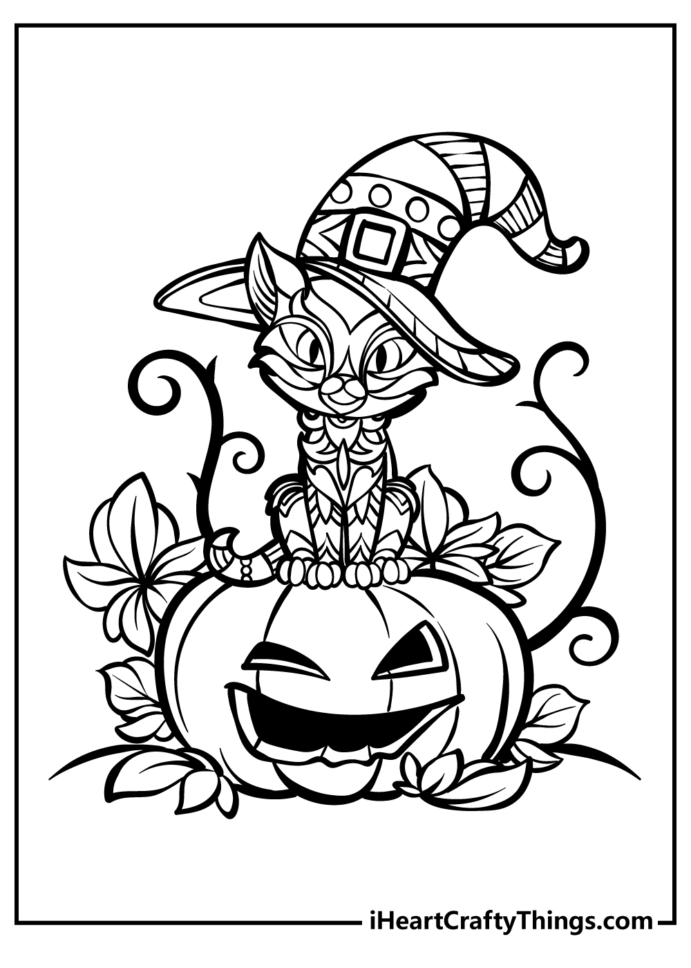 Halloween coloring pages free printables