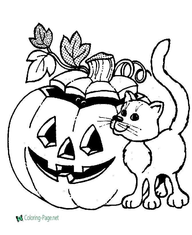 Halloween coloring pages