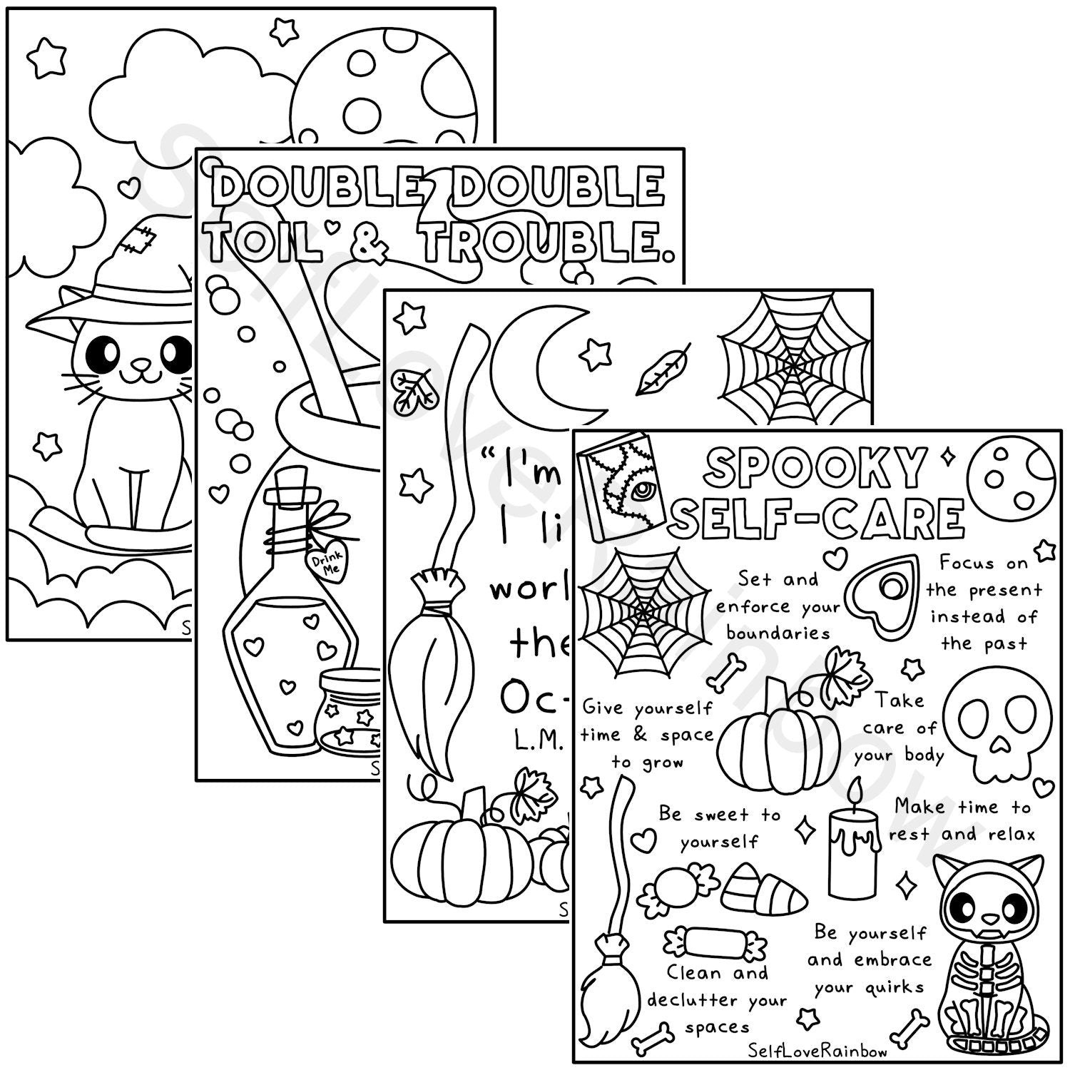 Halloween coloring pages â