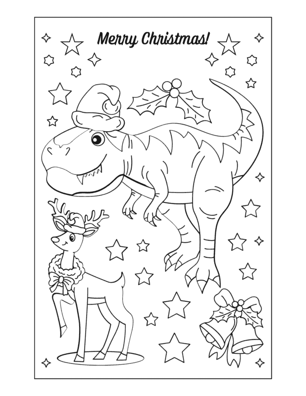 Free christmas coloring pages printable pdf