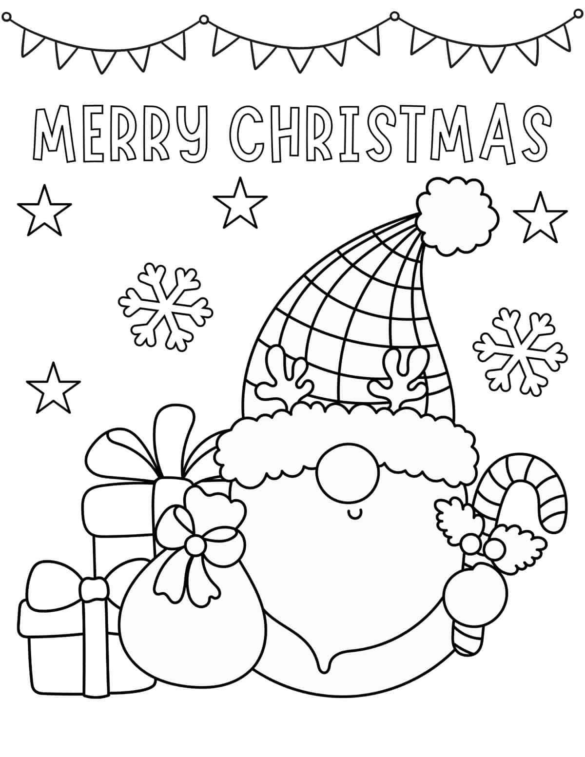 Free christmas coloring pages for kids