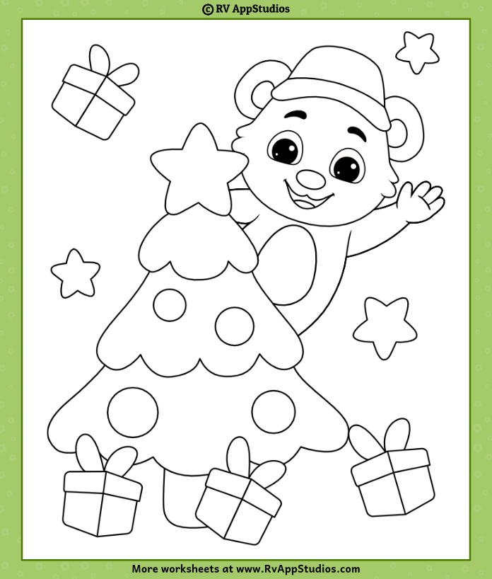 Printable christmas coloring sheets