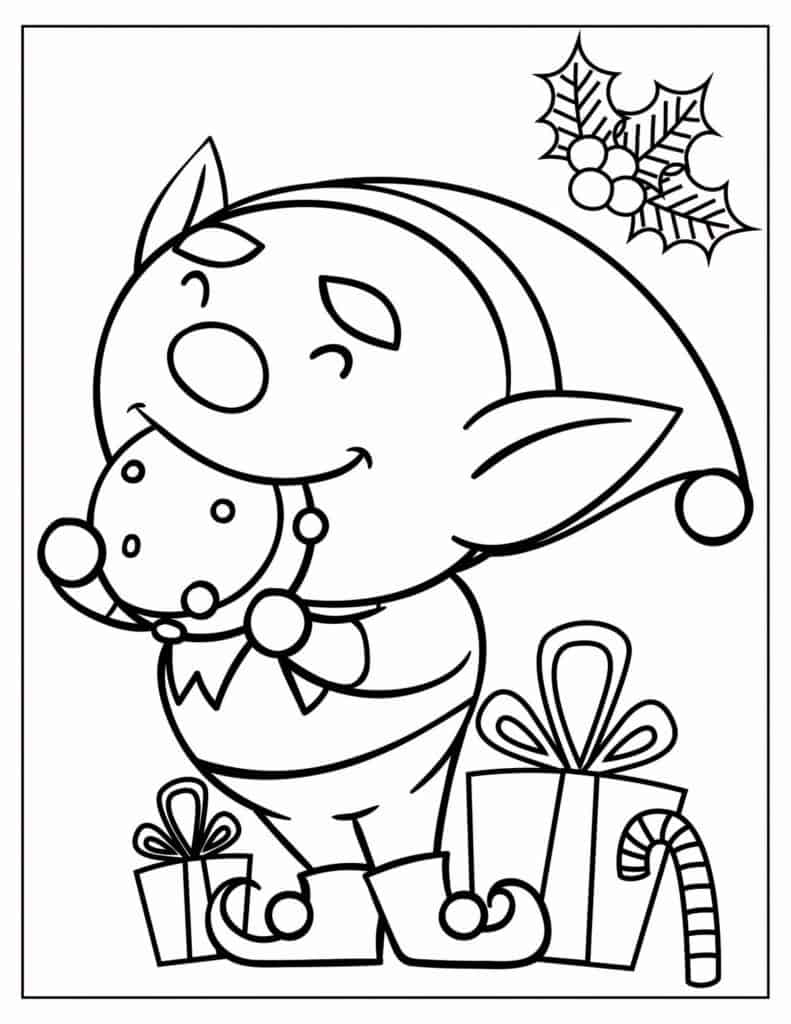 Christmas coloring sheets