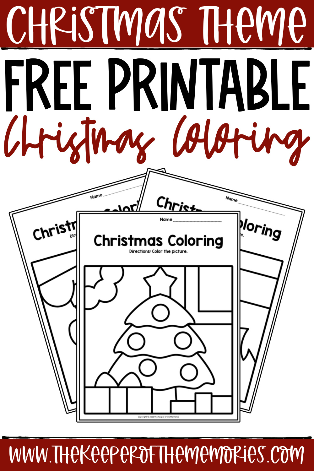 Free printable christmas coloring pages for kids