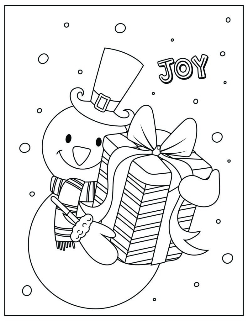 Christmas coloring pages