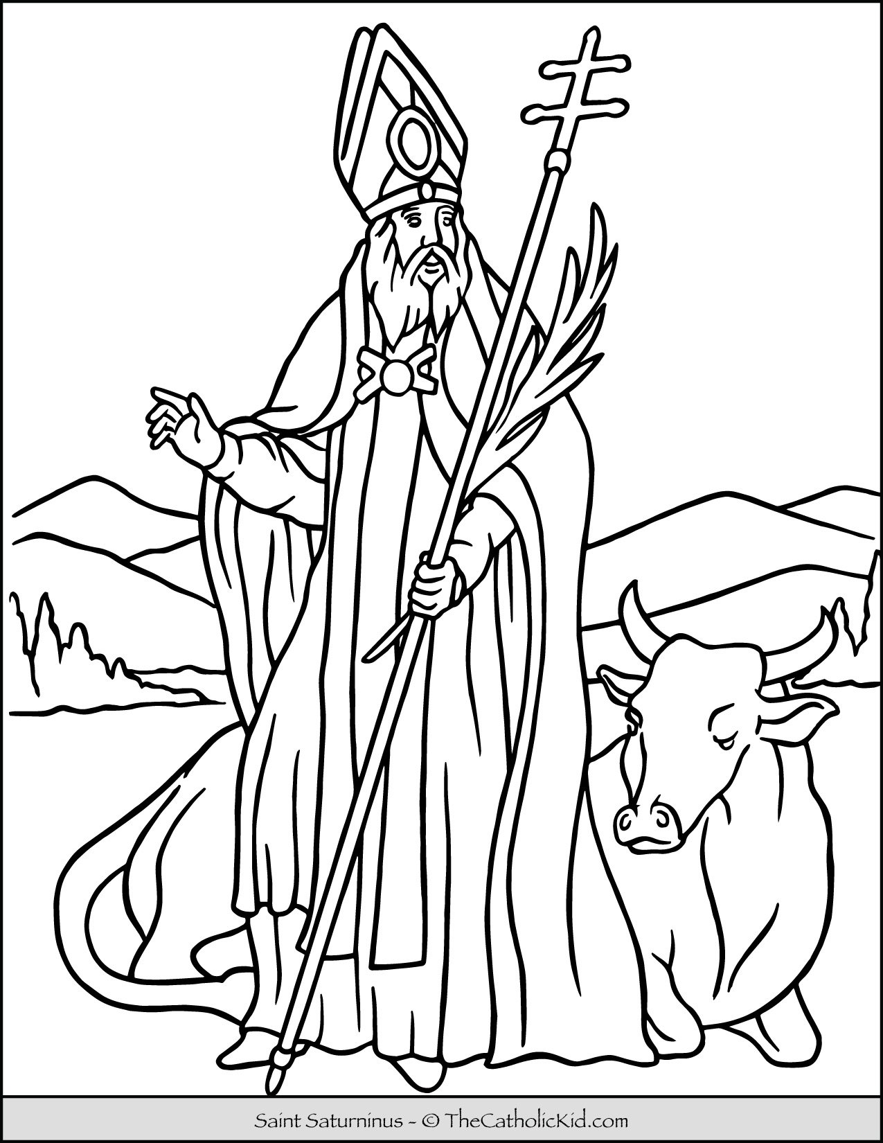 Free printable catholic coloring pages for kids