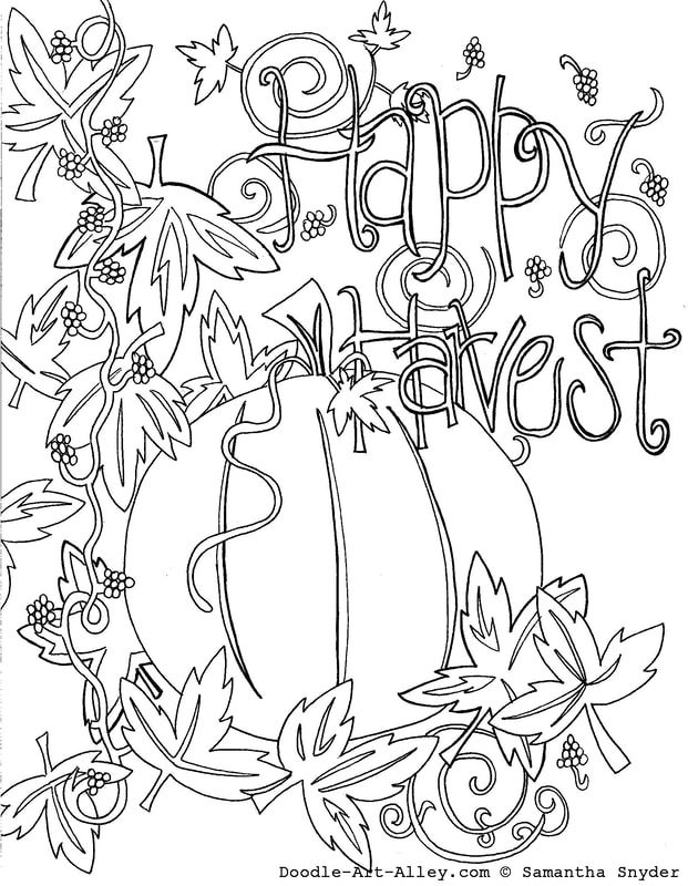 November coloring pages