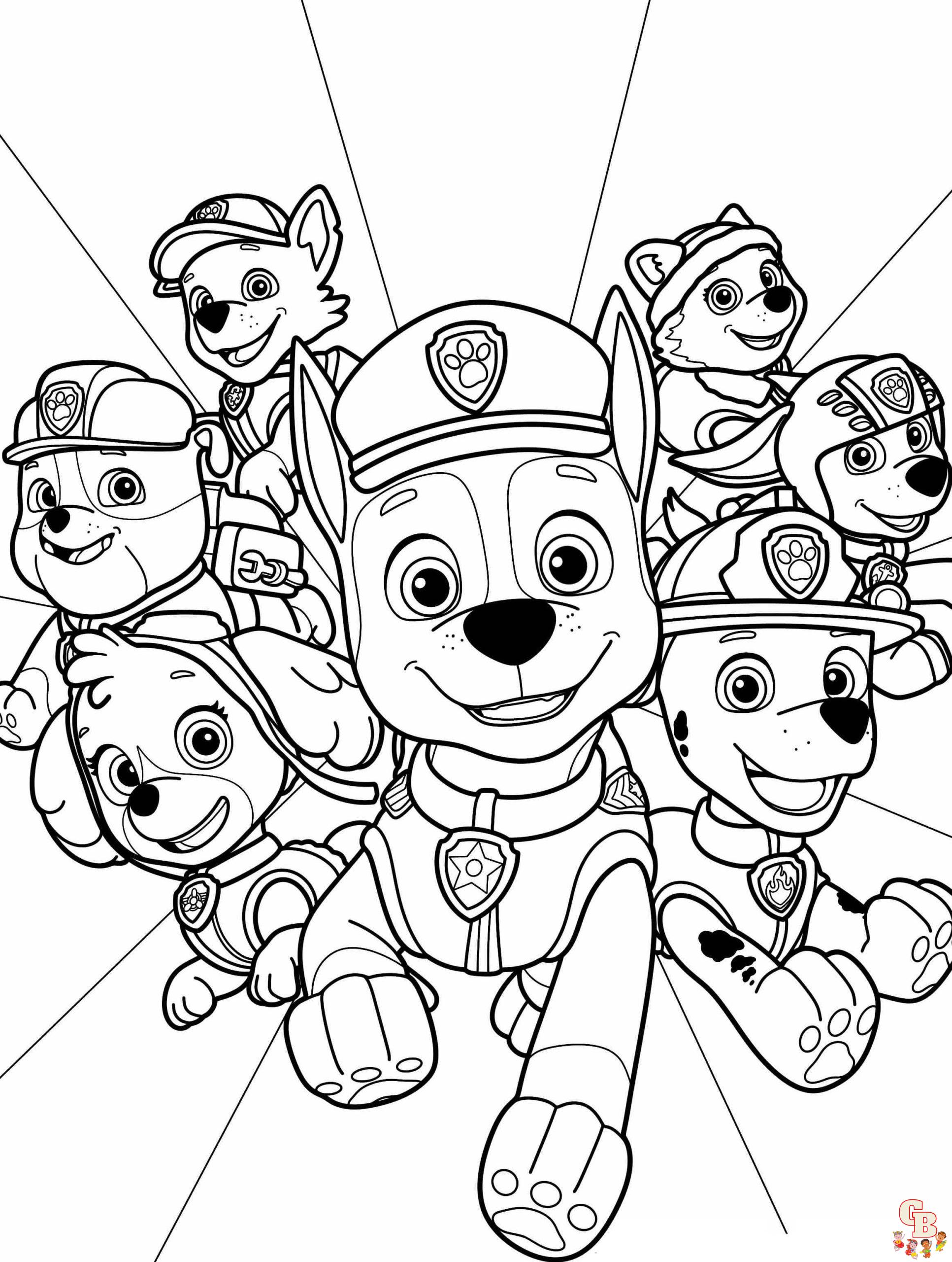 Discover the best free paw patrol coloring pages printable