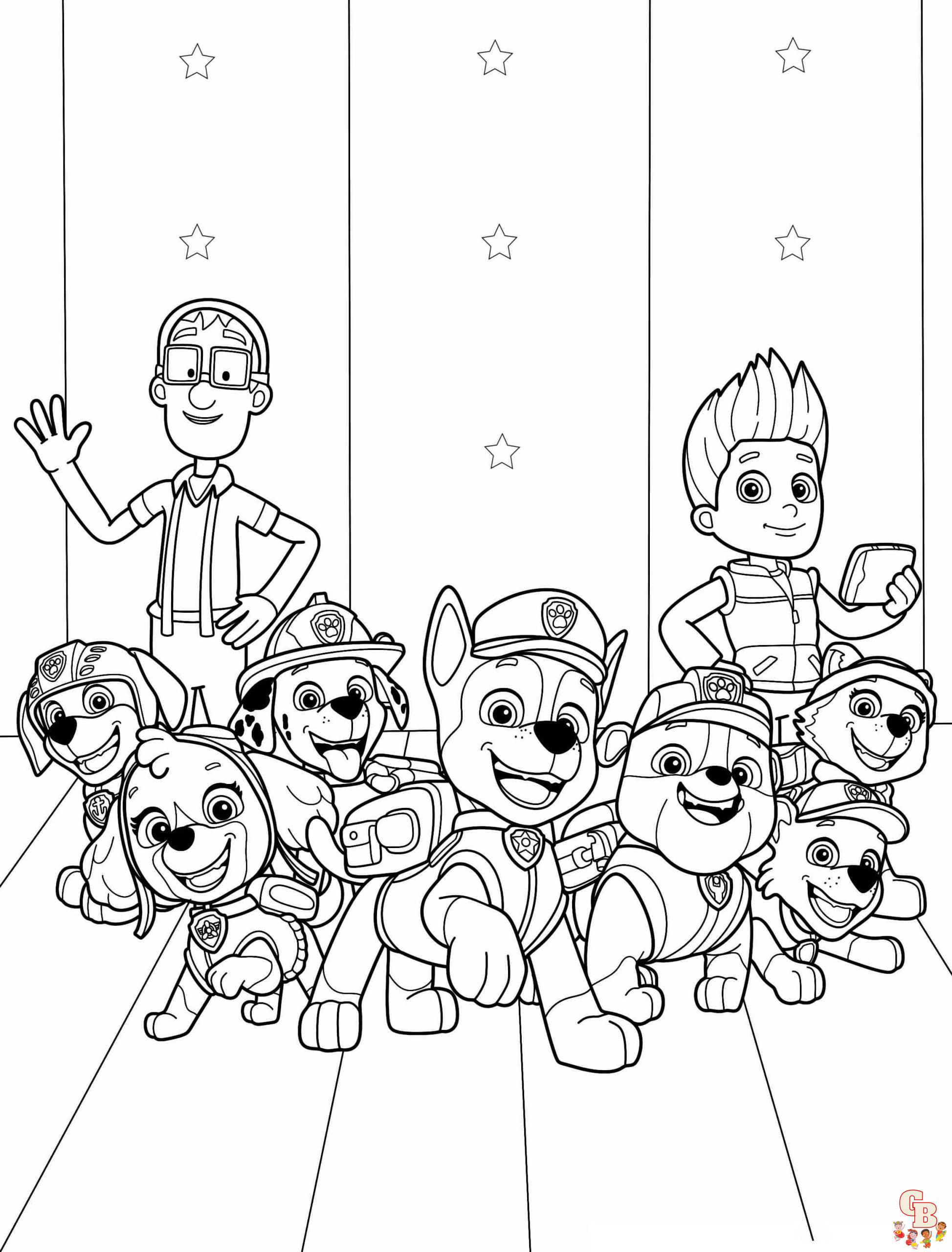 Discover the best free paw patrol coloring pages printable