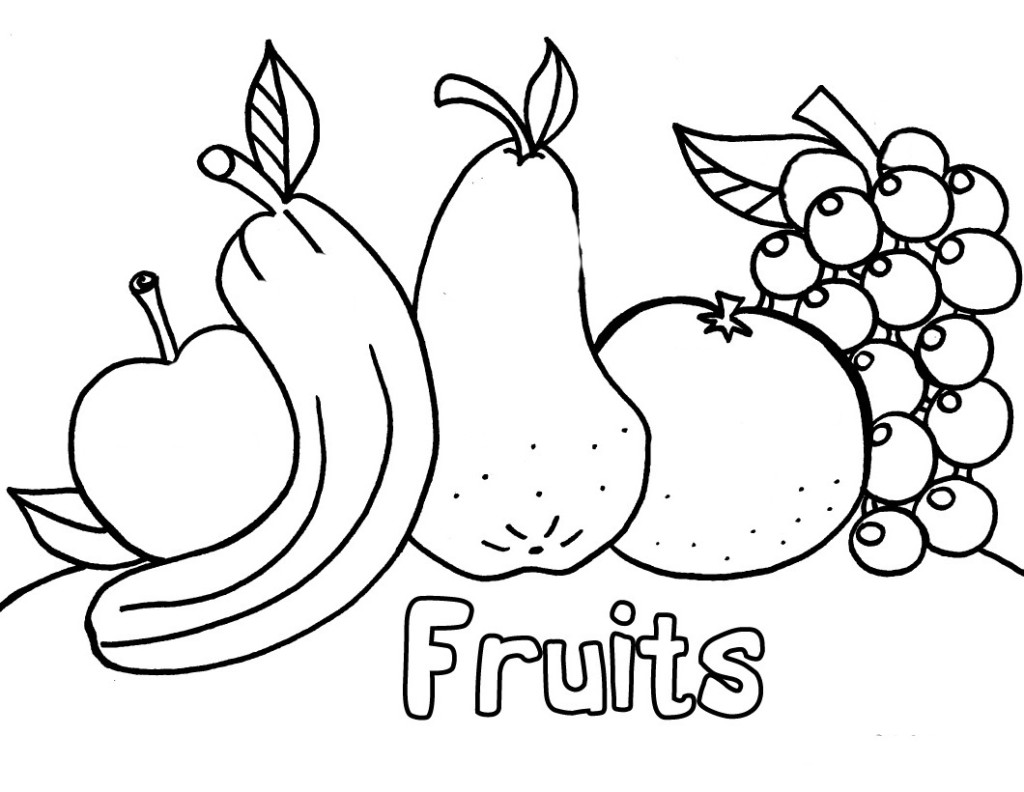 Free printable preschool coloring pages