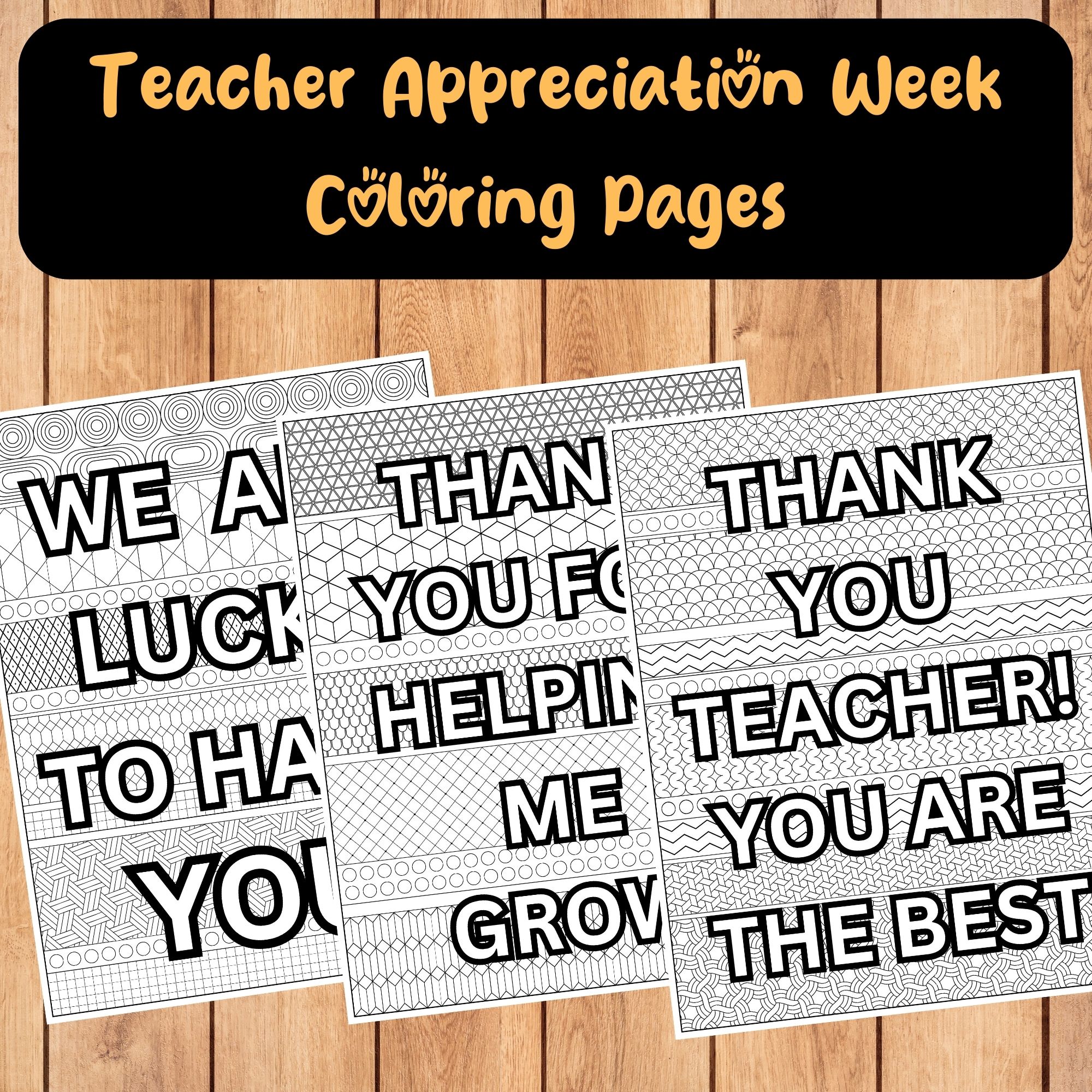 Teacher appreciation week coloring pages teachers week coloring sheets made by teachers