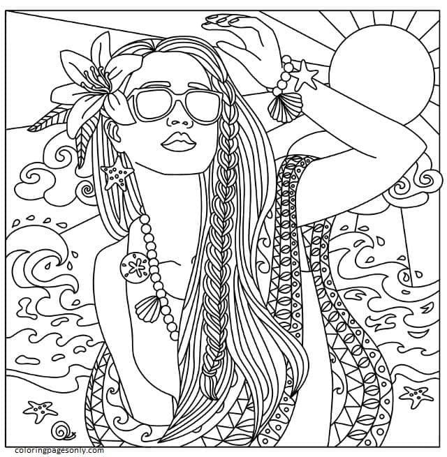 Teenage coloring pages printable for free download