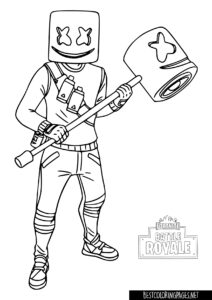 Fortnite coloring pages