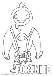 Free printable fortnite coloring pages for kids