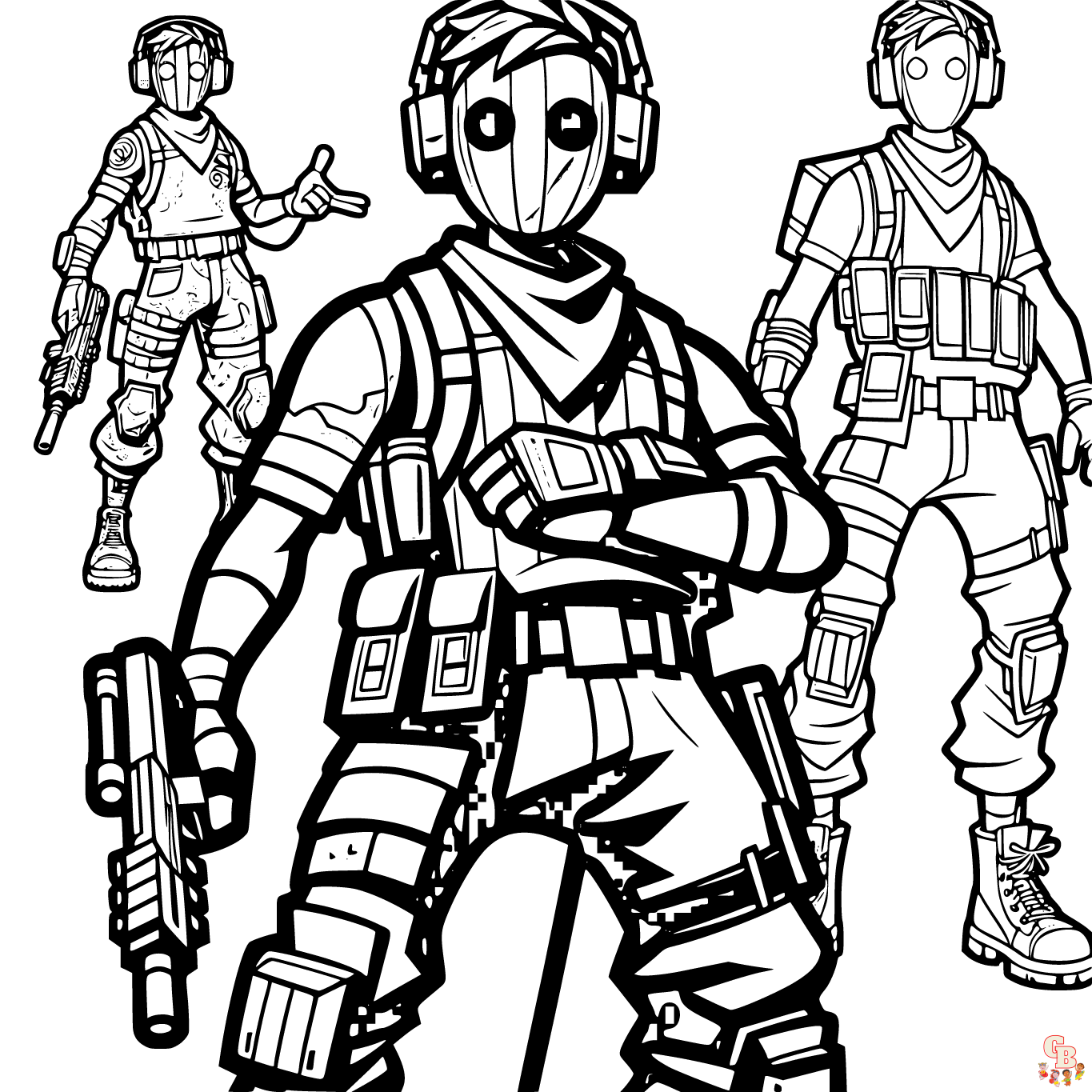 Fortnite coloring pages