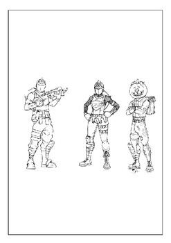 Create your own fortnite adventures with our printable coloring pages pdf