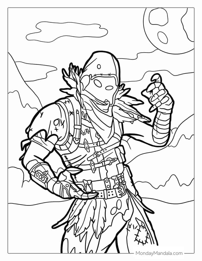 Fortnite coloring pages free pdf printables