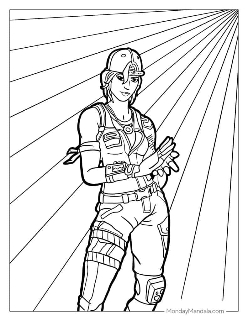 Fortnite coloring pages free pdf printables