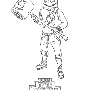 Fortnite coloring pages printable for free download