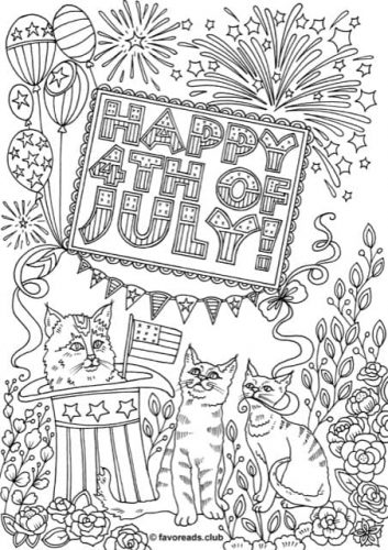 Free printable fourth of july coloring pages â favoreads coloring club