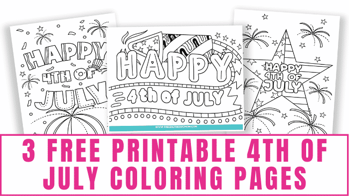 Free printable th of july coloring pages